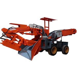 Huansheng ZWY-40A 50A jenis konveyor roda Mucking peralatan mesin Loader dengan palu - Product Image 2