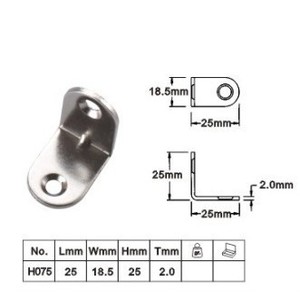 Support d'angle en métal noir en forme de L Yihuaxing pour meubles, lits et connecteurs d'étagères - Product Image 4