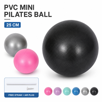 Ballon de massage en PVC pour yoga 25 cm – Libération douce des muscles, relaxation du dos, entraînement de la mobilité Pilates, récupération musculaire