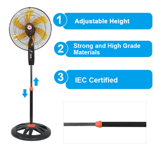 2021 Sản Phẩm Mới 220V <span class=keywords><strong>18</strong></span> <span class=keywords><strong>Inch</strong></span> Độc Quyền 6 Lưỡi Nhựa Tốc Độ Biến Động Cơ Điện Quạt Đứng - Product Image 6
