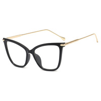 Monture de lunettes de lecture en métal personnalisée, style rétro classique œil de chat, tendance, anti-lumière bleue, pour l'extérieur