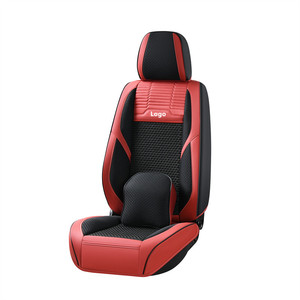 Fundas de Asiento de Coche Deportivas, Ecológicas y Protectoras para las Cuatro Estaciones, Tamaño Universal para Cinco Asientos, Transpirables, de Cuero y Seda de Hielo - Product Image 4
