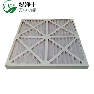 Aangepaste Maten (20X25X1, 20X24X1, 12X12X1, 10X10X1) Merv 6, 8, 11, 13, 14 Geplooide Hvac Oven Luchtfilter