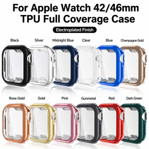Film de protection d'écran complet en TPU <span class=keywords><strong>pas</strong></span> <span class=keywords><strong>cher</strong></span>, anti-chute, brillant, plaqué HD, charge directe, 40-46 mm S10/S11 pour montre, étui de protection - Product Image 3