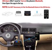 Vgate ICar Pro Bluetooth 4.0 (BLE) Lector de Códigos de Falla OBD2 Escáner de Códigos OBDII Luz de Verificación del Motor del Automóvil para IOS/Android