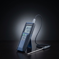 Termometer Elektronik Laboratorium Layar LCD Besar Sensor Suhu Platinum Presisi
