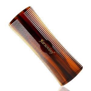 Acetato di cellulosa per denti fini barba e baffi tasca CombTravel dimensioni per la cura dei peli facciali e la cura della barba - Product Image 1