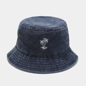 Sombrero de <span class=keywords><strong>pescador</strong></span> unisex plegable vintage Sombrero de cubo lavable adecuado para viajes con diseño vintage elegante - Product Image 3