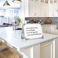Tableau blanc magnétique pliable Double face pour Table, pour effaceur sèche, portatif, avec support