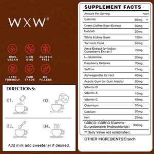 กาแฟลดน้ำหนักราคาประหยัด ผลิตภัณฑ์เสริมความงามสำหรับผู้ใหญ่ แคปซูลแข็ง ควบคุมน้ำหนัก - Product Image 2