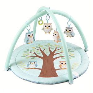 Alfombra de Juego para Bebés Personalizada, Fácil de Montar, 3 en 1, Gimnasio de Juego para Bebés, Alfombra de Actividades con Juguetes Colgantes - Product Image 5
