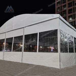 <span class=keywords><strong>Chapiteau</strong></span> de mariage de tente de fête de toit transparent à cadre en aluminium noir robuste à vendre - Product Image 6