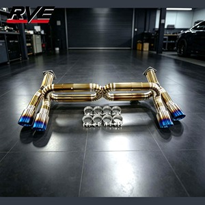 RVE Hochleistungs-Titan-Auspuffanlage für Porsche 911 991.1 Carrera <span class=keywords><strong>Tager</strong></span> 4 2012-2015 3.4l Mit Schalldämpferklappen und Rohren - Product Image 6