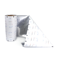 Film d'emballage plastique laminé imperméable en rouleau pour emballage cosmétique, impression personnalisée