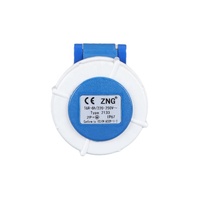 En Oferta, Enchufe Industrial Impermeable IP67, Acoplador de Enchufe Industrial de 3 Pines, 220V, 16A, Poste Redondo, Macho y Hembra