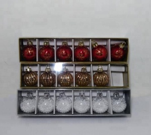 Personalized custom cheap mini giant snowball Christmas glass set - Product Image 4