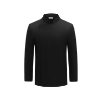 Vêtements de chef personnalisés en gros, uniformes de restaurant, de bar et de cuisine, manches longues avec boutons pour femmes, veste de chef, chemise de chef