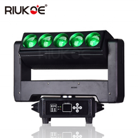 Projecteur de scène DJ Disco Concert 5 LED 60W 4-en-1 Stroboscope Zoom Wash Beam Pixel Moving Head Light RGBW Bar DMX512 pour Parc à Thème
