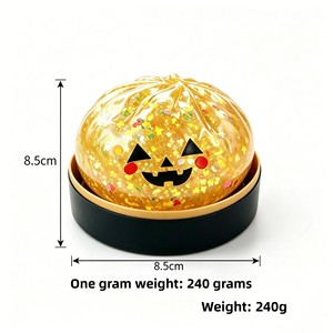 Juguete Antiestrés de Goma Termoplástica con Forma de Bollo al Vapor para Halloween - ¡Superventas! Caja Sorpresa de Regalo de Halloween para Aliviar el Estrés y Ventilar el Aire. - Product Image 6