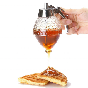 Transparent Acrylic <strong>Honey</strong> <strong>Dispenser</strong>, Press <strong>Honey</strong> Pot, Hot Sale Squeeze <strong>Honey</strong> Bottle - Product Image 3