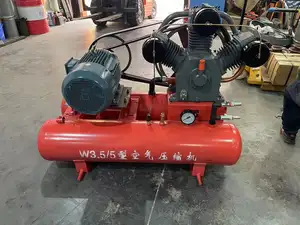 Поршневой воздушный компрессор Hongwuhuan W3.5/5, 5 бар, портативный промышленный дизельный воздушный компрессор по низкой цене