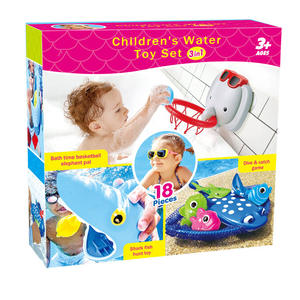 Juguetes de baño para bebés, aro de baloncesto de elefante, 3 en 1 juguetes de baño, juego de <span class=keywords><strong>bañera</strong></span> para bebés - Product Image 4