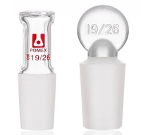 Bouchon de condenseur, bouchon creux, bouchon solide # 24/29 # Adaptateur d'insertion de laboratoire 19/26 en verre borosilicate 3.3