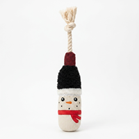 Jouet interactif en peluche de Noël pour animaux de compagnie, bonhomme de neige, Père Noël, renne, elfe, jouet à mâcher en corde, fabricant OEM ODM sur mesure