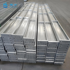 Derfon Q235 Galvanized Steel Plank for Pipe 240/250/300mm Construction <strong>Scaffolding</strong> Plank Ladder &amp; <strong>Scaffolding</strong> <strong>Parts</strong> - Product Image 3