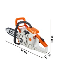 Nueva Motosierra Eléctrica de Juguete MILI con Sonido Realista, Luz y Funcionamiento a Batería, Juego de Herramientas de Construcción de Simulación