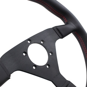 <span class=keywords><strong>Volant</strong></span> sport dérive en cuir 14 pouces modifié V1 modèle 320i personnalité de la voiture dérive style de voiture de sport - Product Image 5