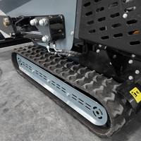 Nouvelle Arrivée Mini-Dumper sur Chenilles en Caoutchouc avec Moteur Briggs & Stratton, Autochargeur pour Exploitation Agricole