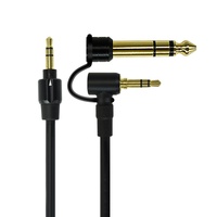 Câble audio stéréo de remplacement 3,5 mm mâle-mâle, longueur personnalisée, certifié CE RoHS
