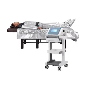 शरीर Contouring लसीका जल निकासी Pressotherapy मशीन 1 में 3 ईएमएस अवरक्त शरीर Slimming हीटिंग कंबल Presoterapia