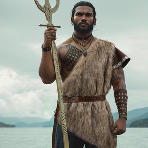 Capa de Hombro de Piel Vikinga Medieval, Túnica de Guerrero Primitivo Salvaje, Disfraz de Cosplay LARP, Traje de Juego de Rol para Películas - Product Image 4
