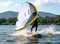 Voile de wing foil gonflable sur mesure, plusieurs tailles 3/4/5/6 ㎡   Kite de Wing Surf pour la location dans les centres aquatiques