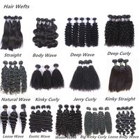 Rambut Derun 100% Kutikula Tertata Rapi Virgin Remy India Hitam Alami Lurus Halus Double Drawn Weft Weaving Bundles Berkualitas Tinggi