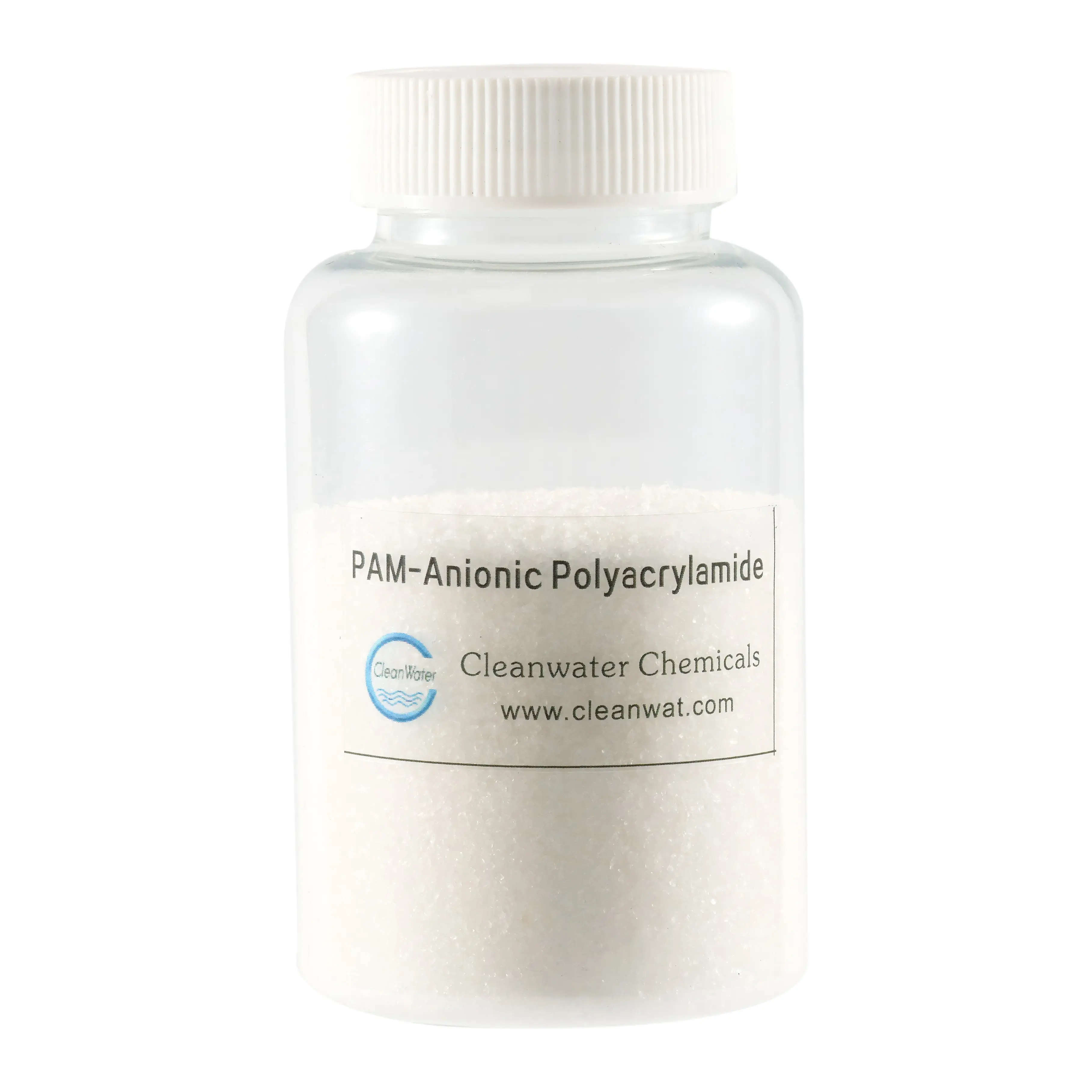 Fabricante de poliacrilamida Gránulos o polvo blancos de poliacrilamida parcialmente hidrolizados