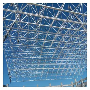 Galpão/cobertura de construção de cúpula de estrutura de aço para construção espacial