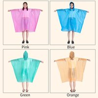 Fournisseur chinois, vente de ponchos de pluie jetables personnalisables en couleur pour hommes et femmes