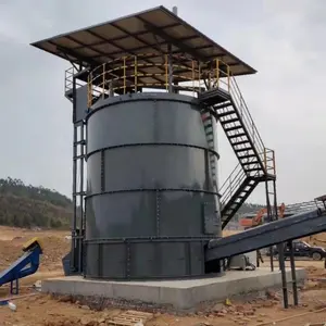 Tanque de fermentación de fertilizante orgánico de estiércol de vaca respetuoso con el medio ambiente de granja de diario de China con el mejor precio de fábrica