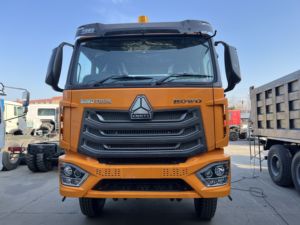 รถบรรทุกหัวลากมือสอง Sinotruk Euro2 ดีเซล 6x4 พวงมาลัยซ้าย HOWO 10 ล้อ รับน้ำหนัก 21-30 ตัน 371 แรงม้า กล้องมองหลัง 360 องศา - Product Image 1