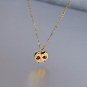 Collares con Colgante de Búho Modernos 2026, Joyería Minimalista Hipoalergénica de Acero Inoxidable 316L con Baño de Oro PVD de 18k para Mujer - Product Image 4