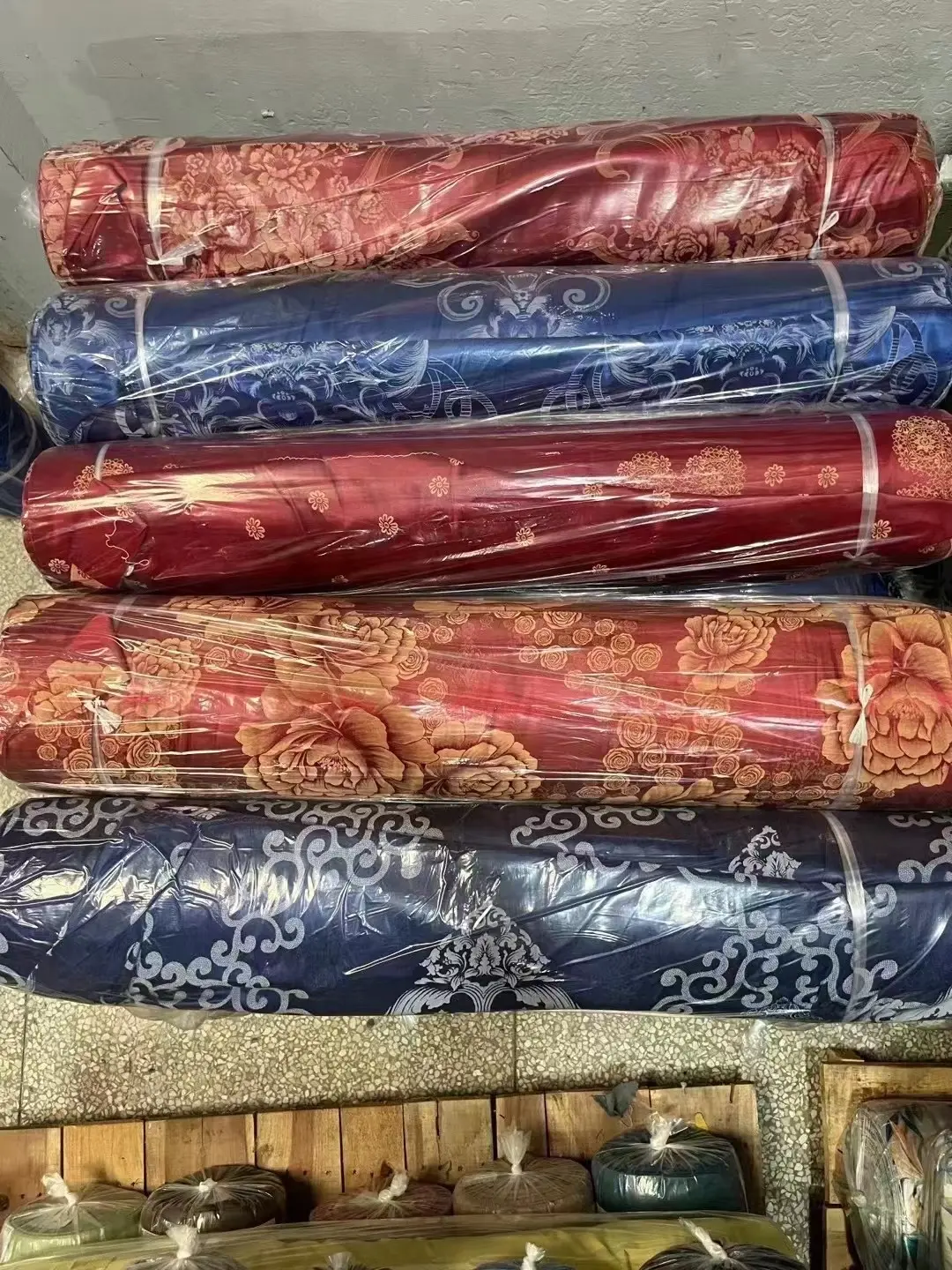 Tessuto per tende Jacquard di qualità africana con motivo lucido tessuto In-Stock di tecnica per l'europeismo all'ingrosso