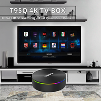 Decodificador STB 1080P Quad Core Android 12 Procesador S905X3 Transmisión 4K WiFi 2.4G/5GHz Ethernet 10/100Mbps