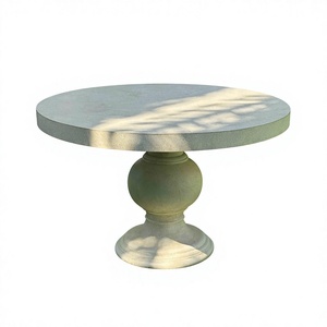 Modern Lightweight Durable Waterproof GFRC Concrete Coffee <b>Table</b> for Outdoor Dining and <b>Patio</b> Use - Product Image 1