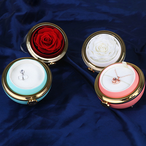 2025 Saint <span class=keywords><strong>Valentin</strong></span> rotante 360 rotondo portagioie per regali da donna il giorno della mamma di laurea di natale - Product Image 6