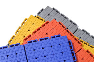 Carrelage de sol de terrain de basket-ball professionnel, mobile en TPE FIBA - Product Image 2