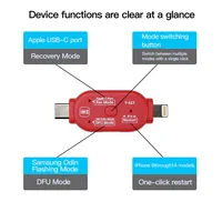 YCS Y-627 Single Tap DFU Tanpa Pemutusan/Tanpa Perlu Diperbarui/Memulihkan/Mode Flash, Identifikasi Otomatis Port C/L, Semua Alat Perbaikan IOS/Android