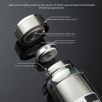 Thermos isotherme portable en acier inoxydable 316 grande capacité pour hommes et femmes, idéal pour la voiture et la préparation du thé en extérieur